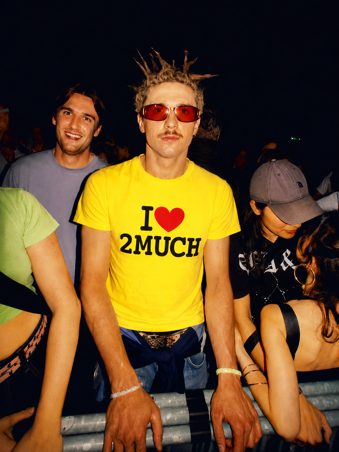 T-shirt I Love 2much Yellow | Merch Officiel