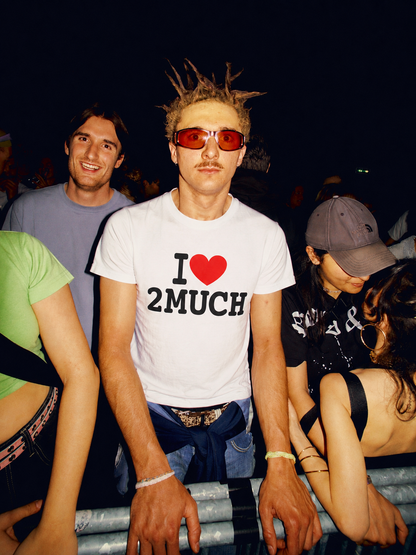 Crop-top I Love 2much | Merch Officiel