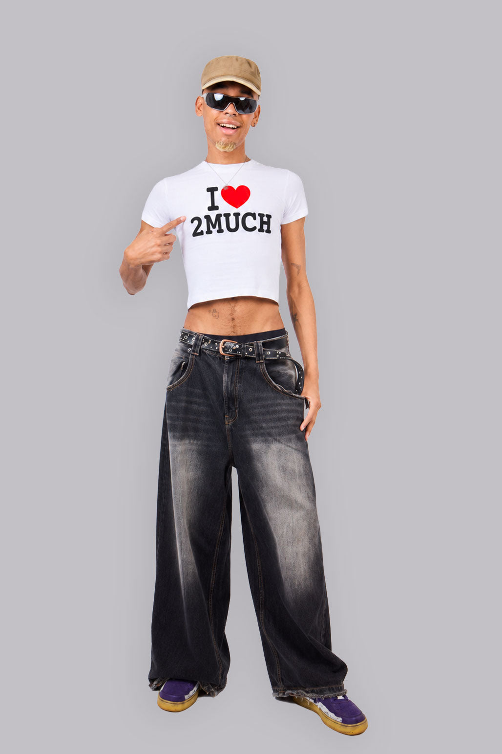 Crop Top I Love 2much | Official Merch