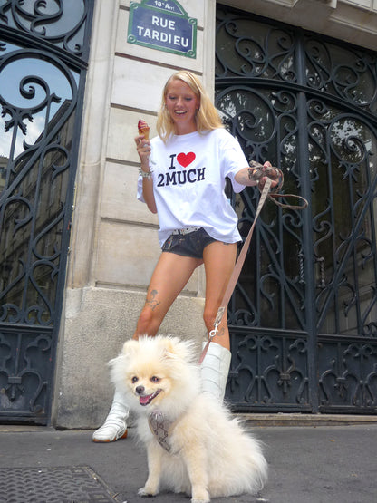 T-shirt I Love 2much | Merch Officiel