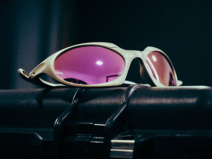 Lunettes de vitesse Pink & Grey - Accessoires de soirée techno